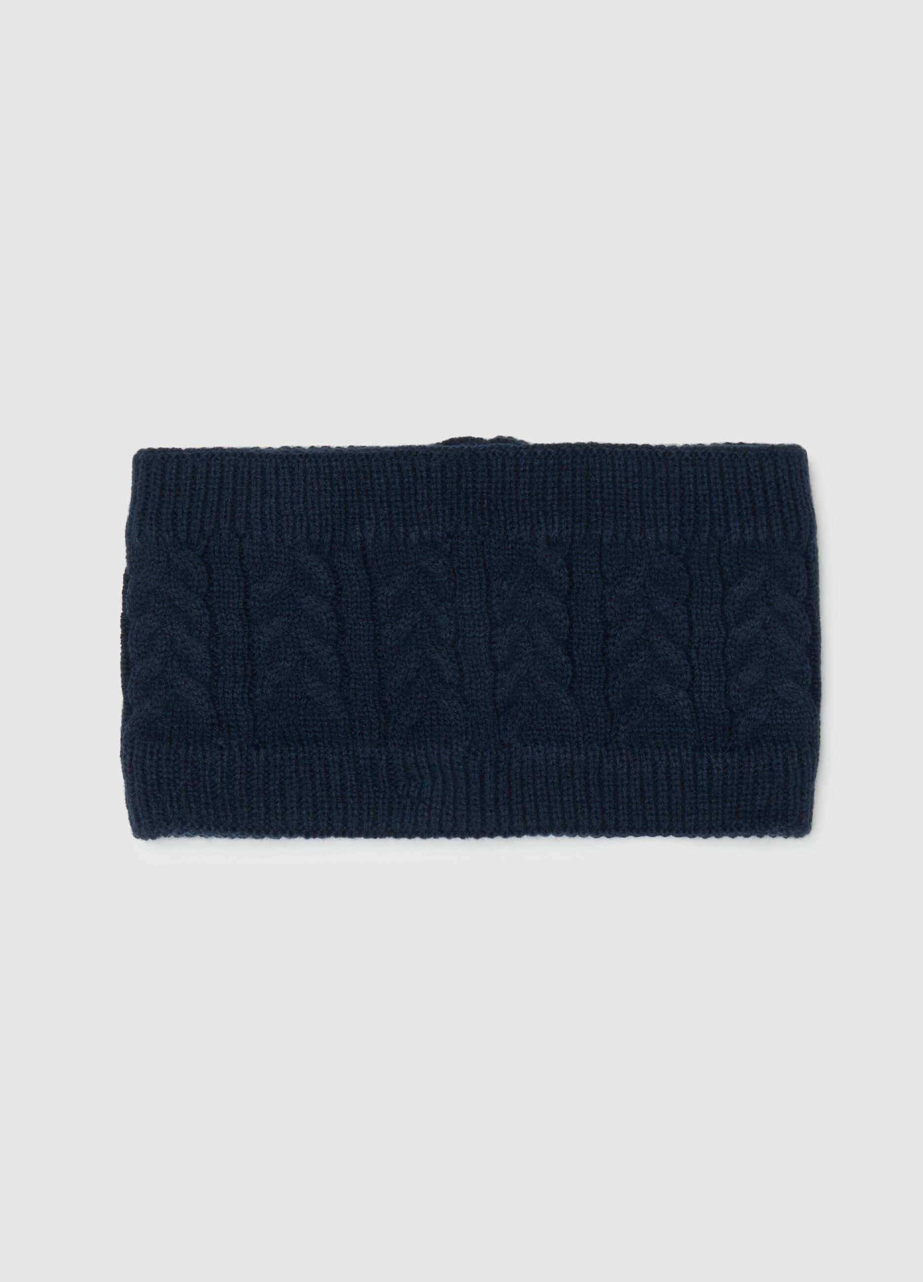 Blue children's neck warmer
