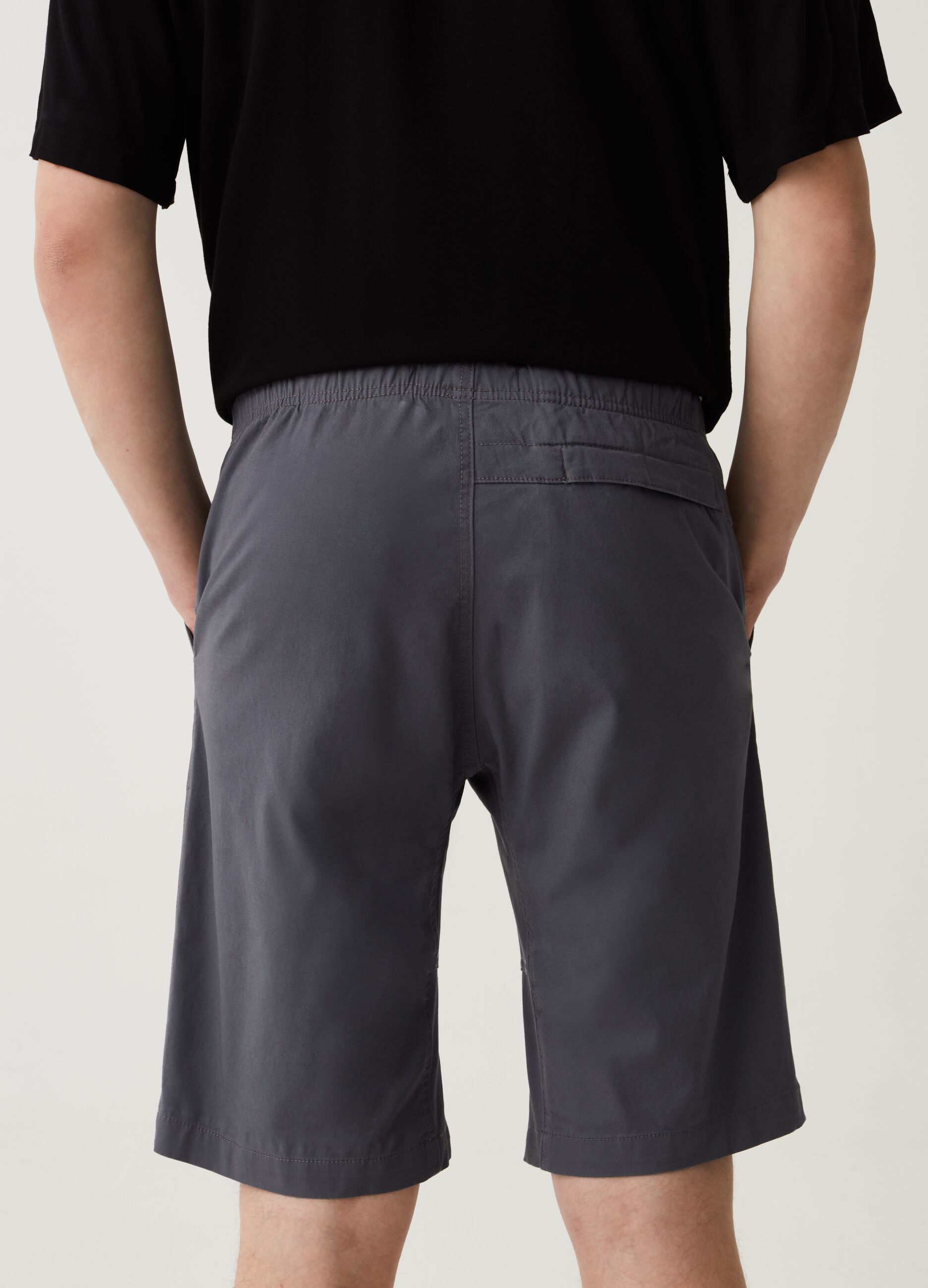Bermuda jogger in cotone stretch Grand&Hills_2