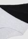 Three-pack of black and white briefs in stretch organic cotton blend_5