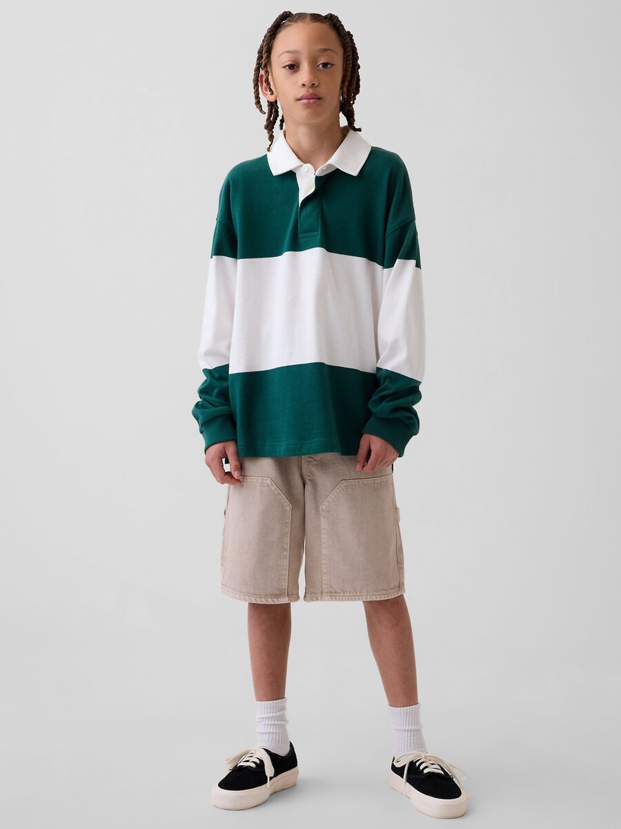 100% cotton cargo shorts_0