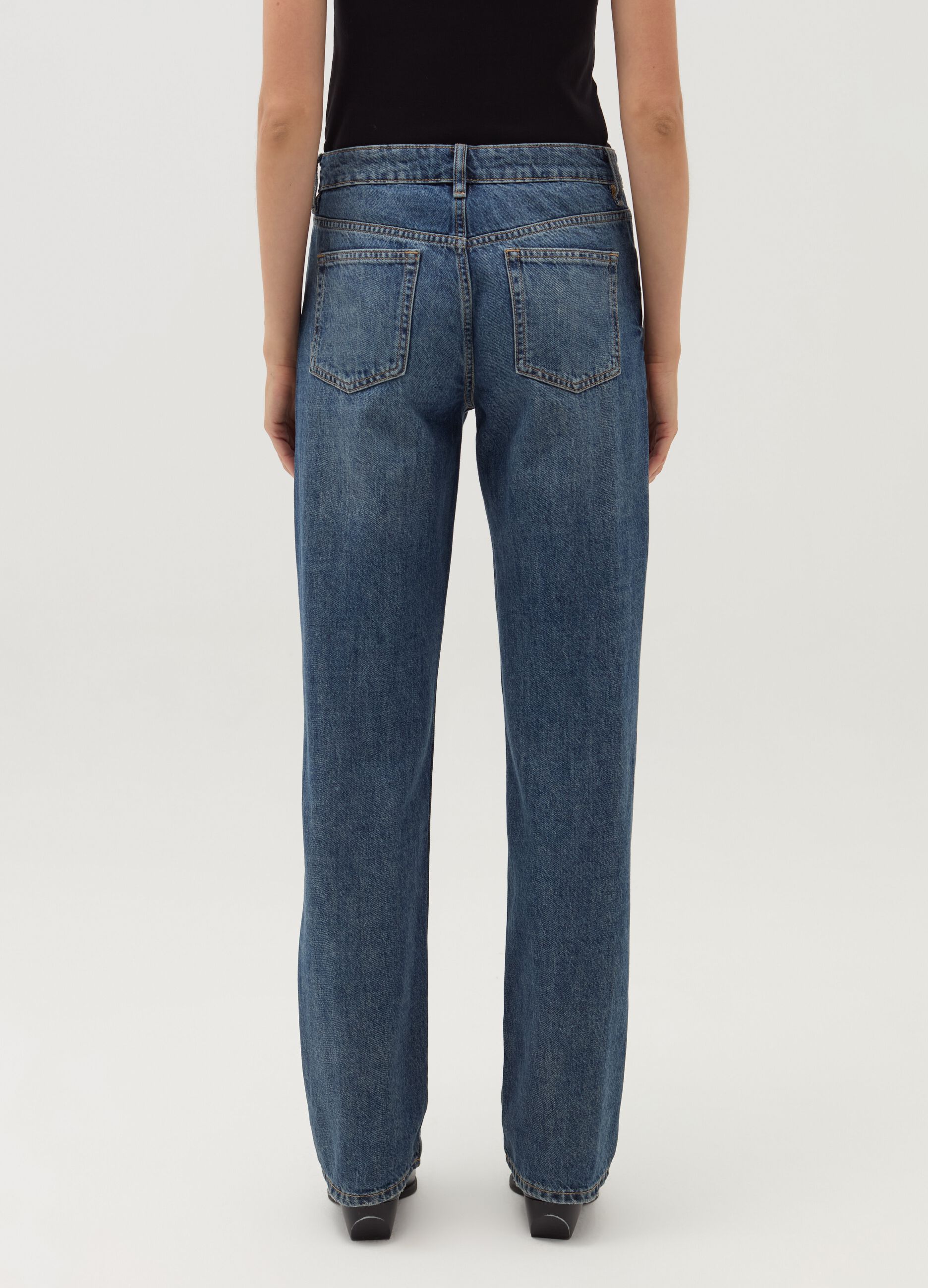 Jeans Donna Larghi Vita Alta Skinny Vita Bassa e altro OVS