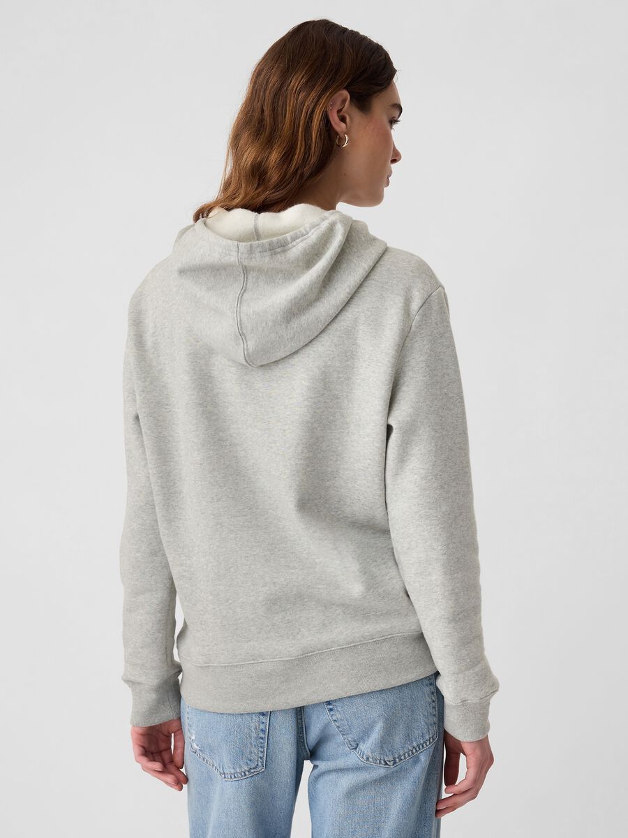 Felpa con cappuccio ricamo logo_2