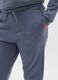 Boys' pure cotton blue jogger trousers regular fit with back pocket_2