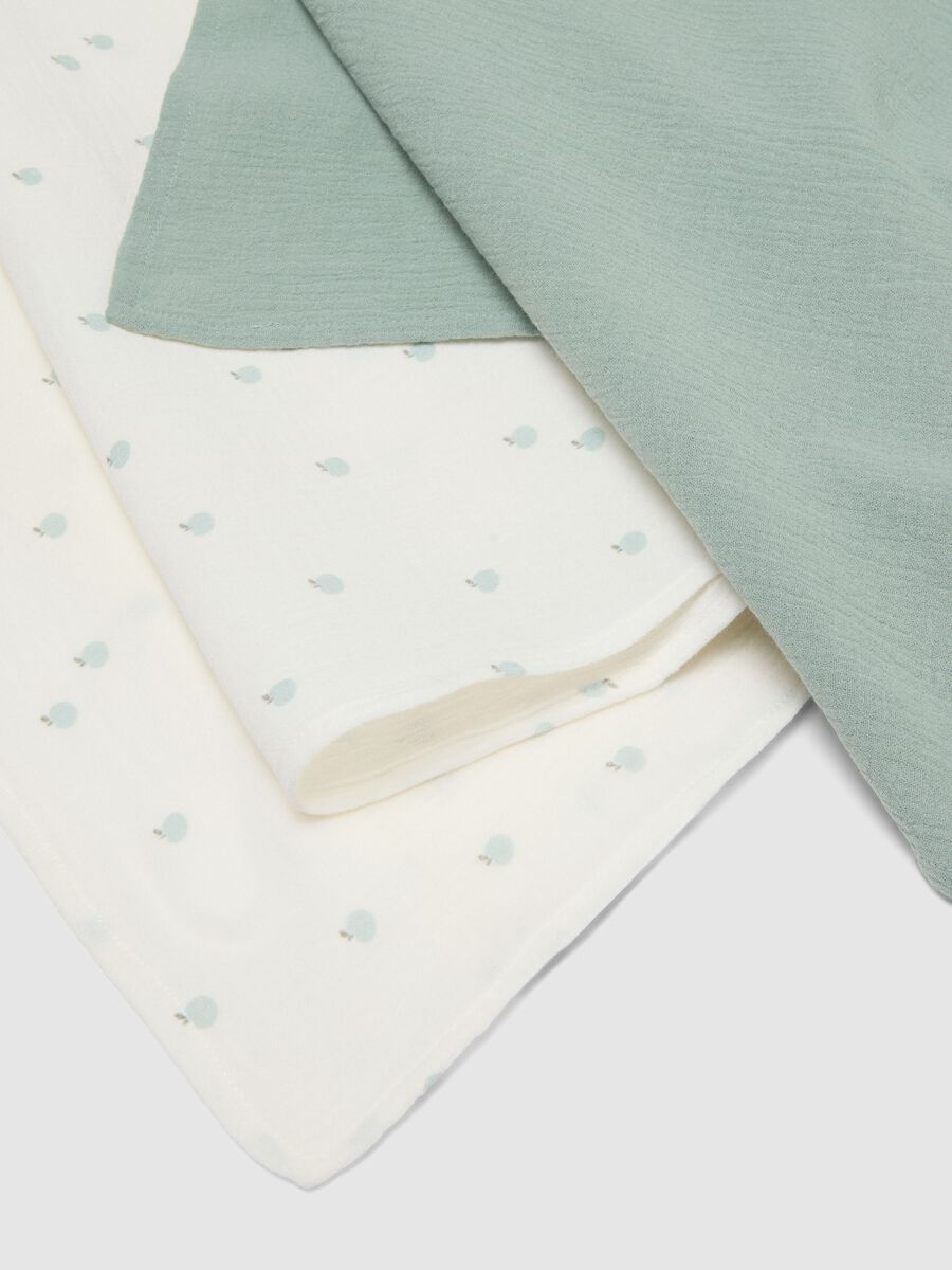 Bipack di coperte per neonati in puro cotone multicolor_2
