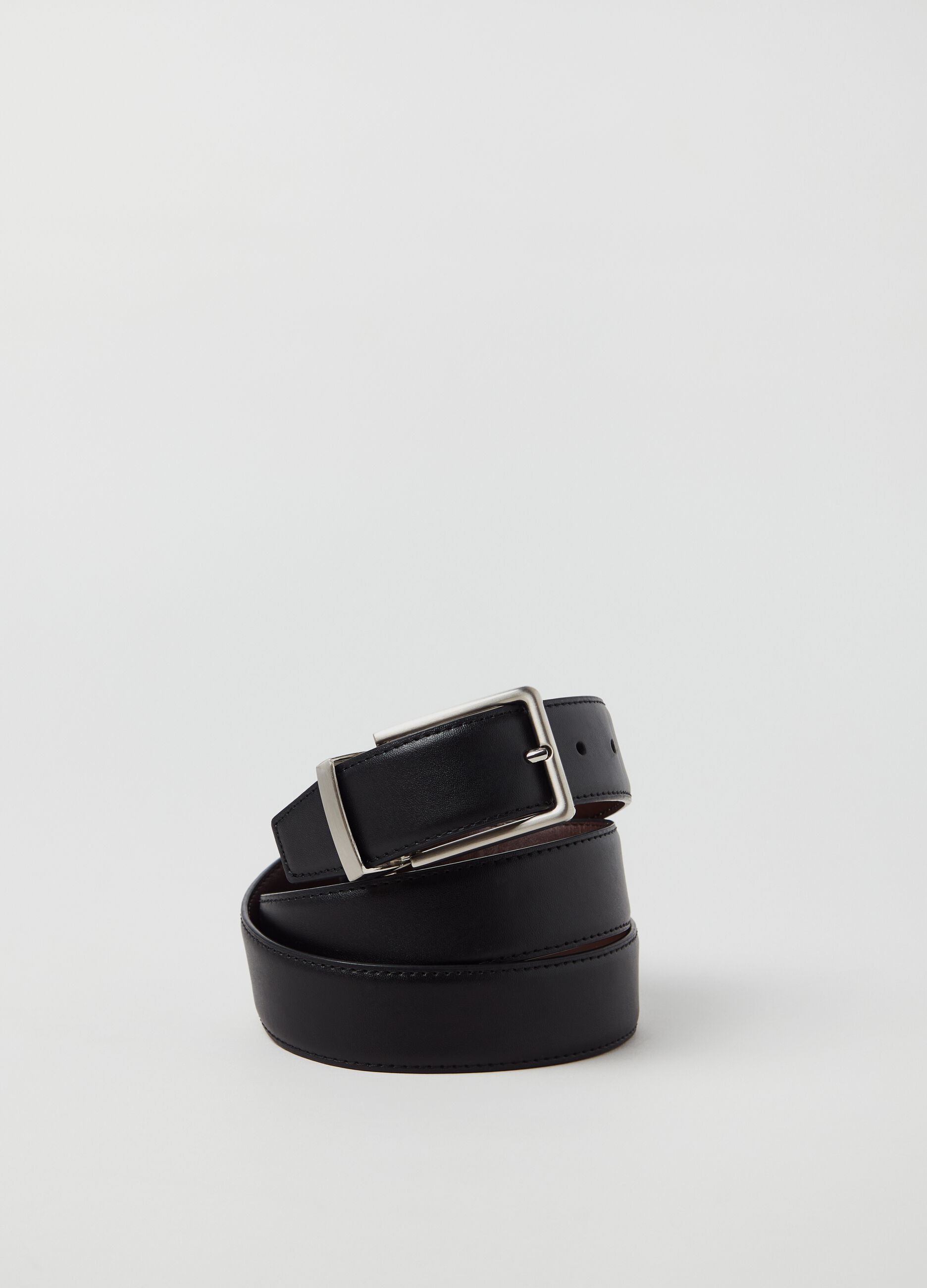 Cintura double face con fibbia in metallo_2