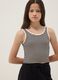 Girls&rsquo; black and beige fitted stretch-cotton set_2