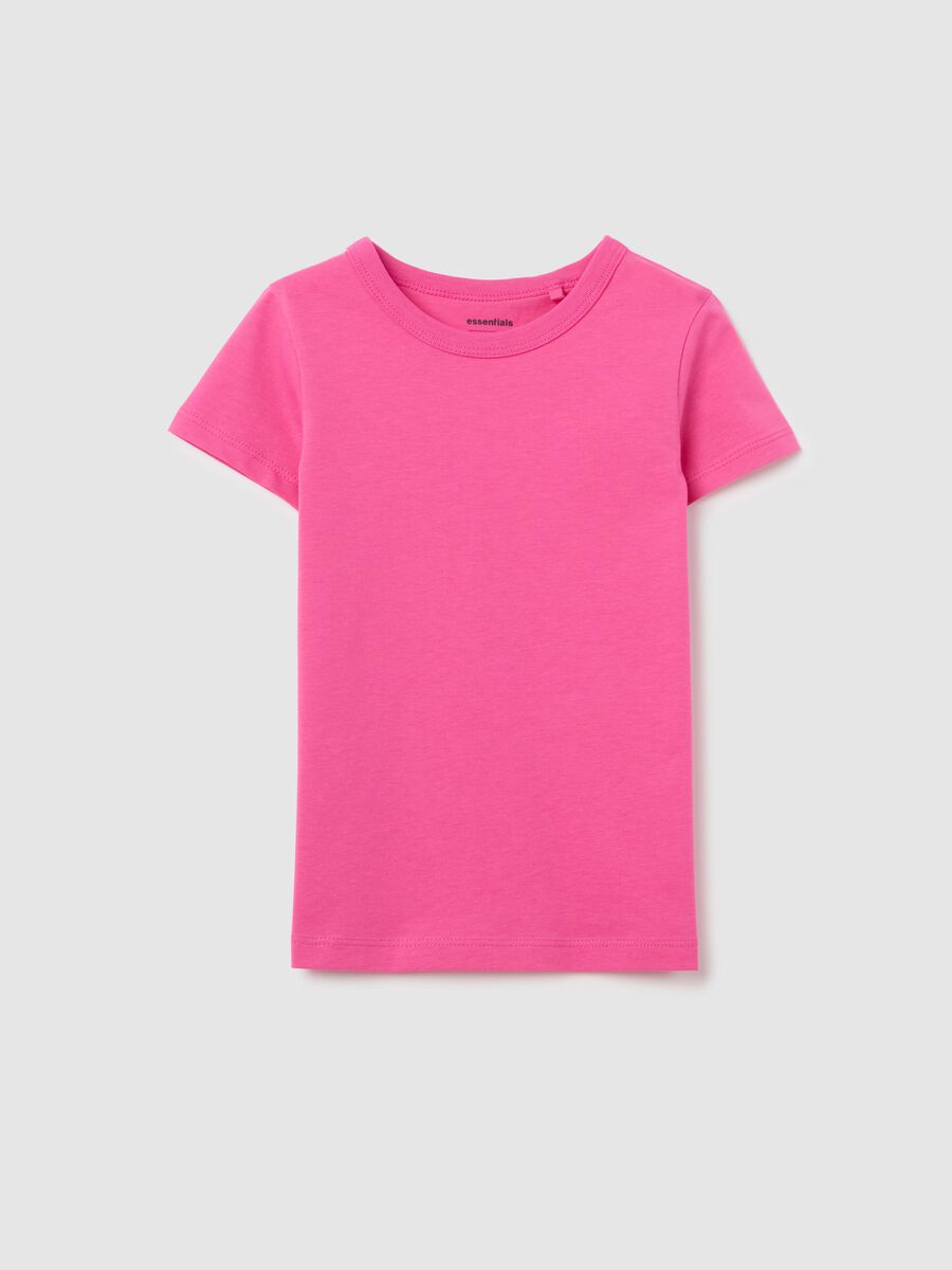 Pink organic cotton T-shirt OVS Kids_0