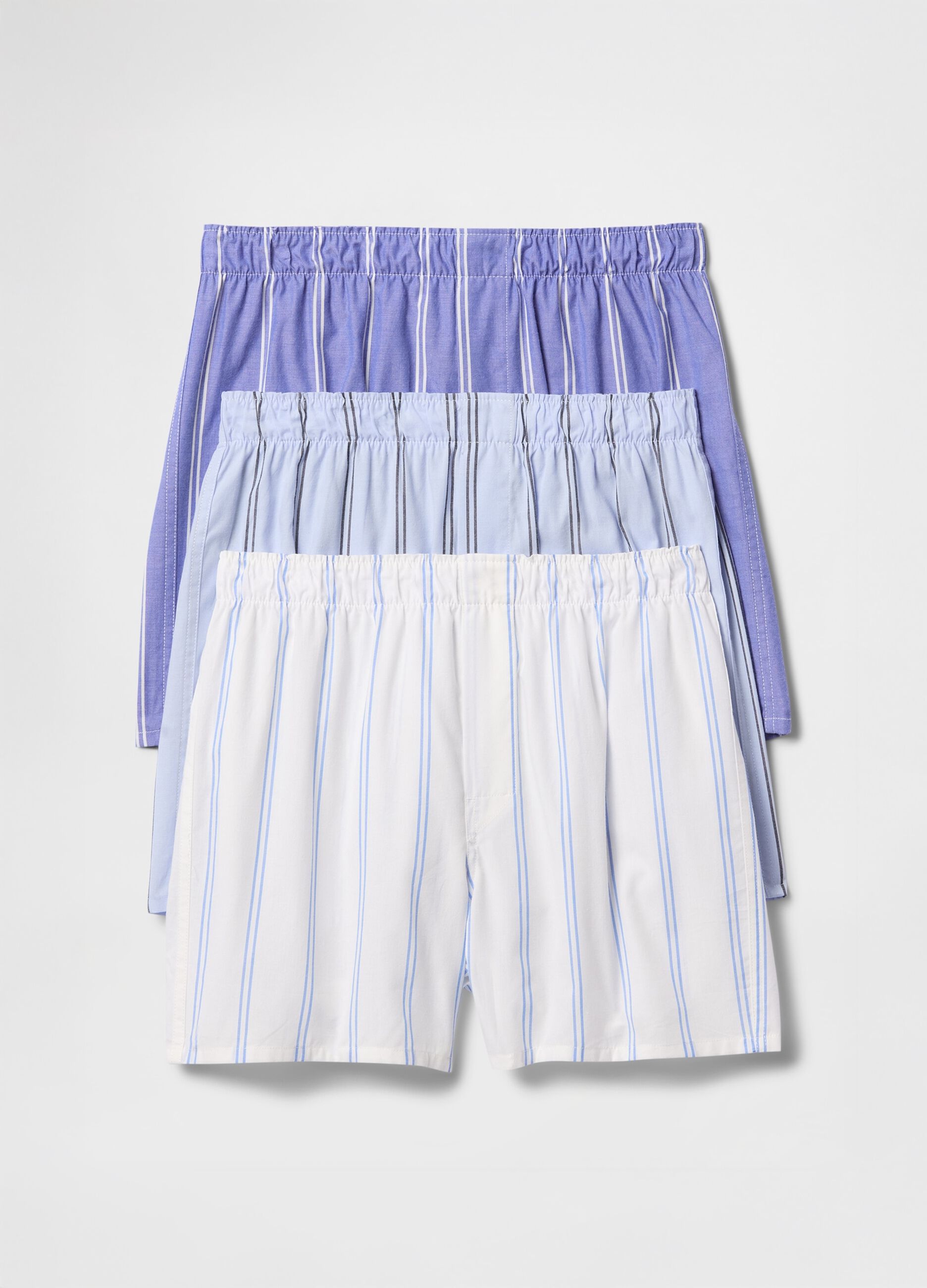 Multicoloured pure cotton boxers