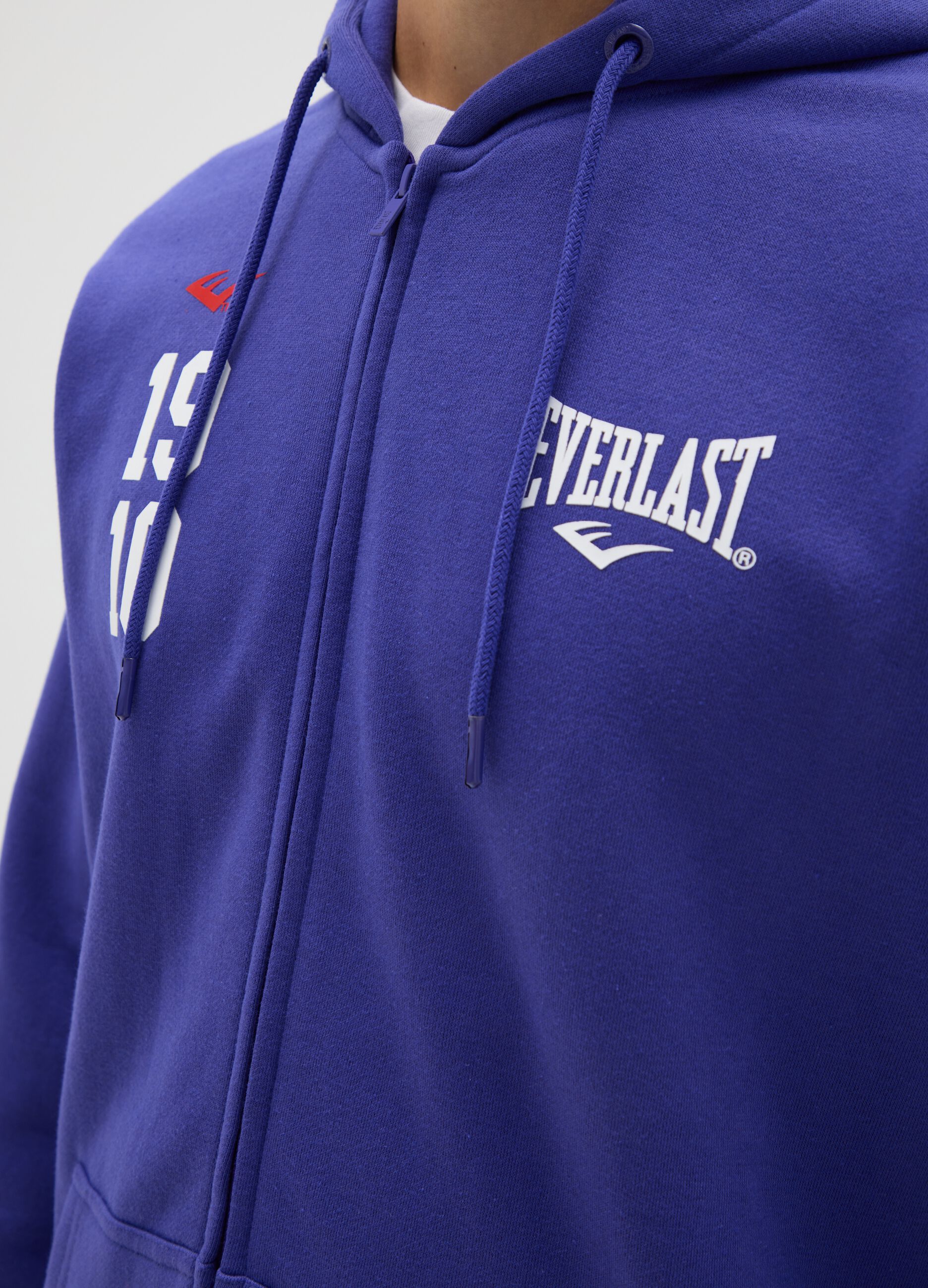 Felpa in misto cotone viola Everlast