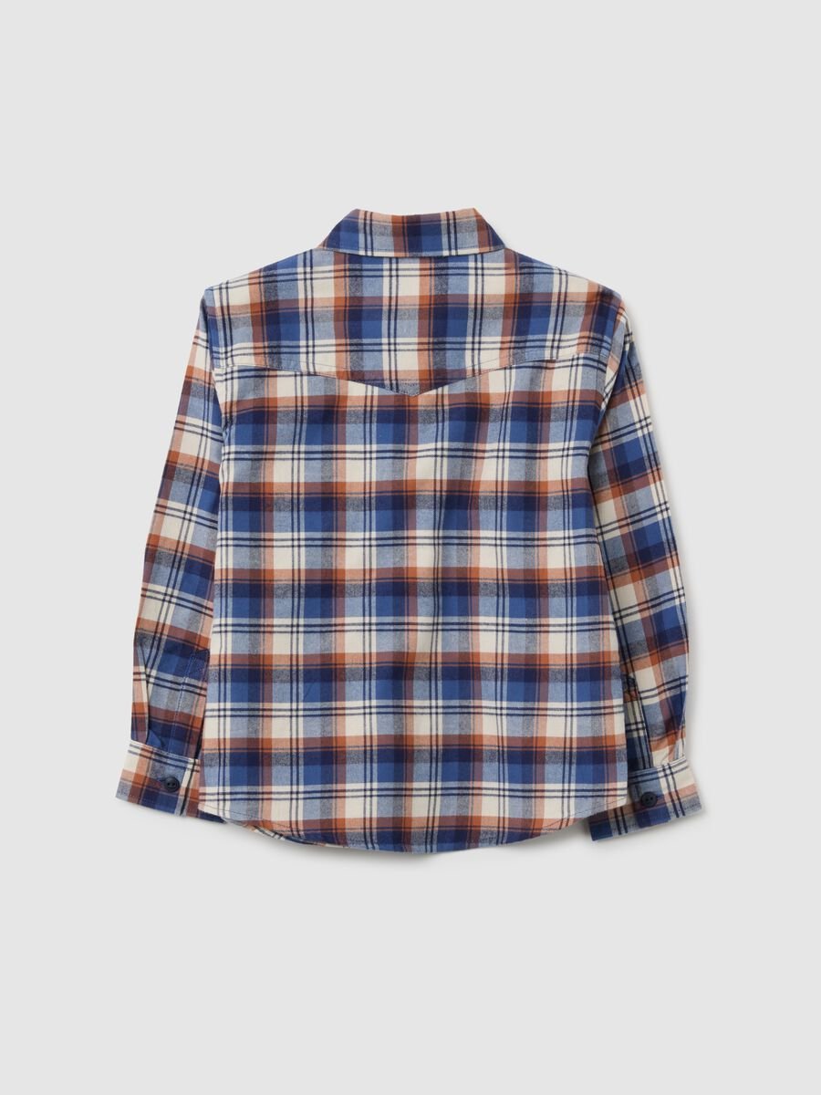 Boys' multicolour pure cotton shirt regular fit_1