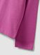 Girls' pink organic cotton T-shirt with front slogan_3