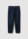 Blue Regular Fit Pure Cotton Jeans_4