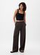 Wide leg trousers with darts_6