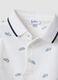 White short-sleeve stretch cotton polo shirt_3