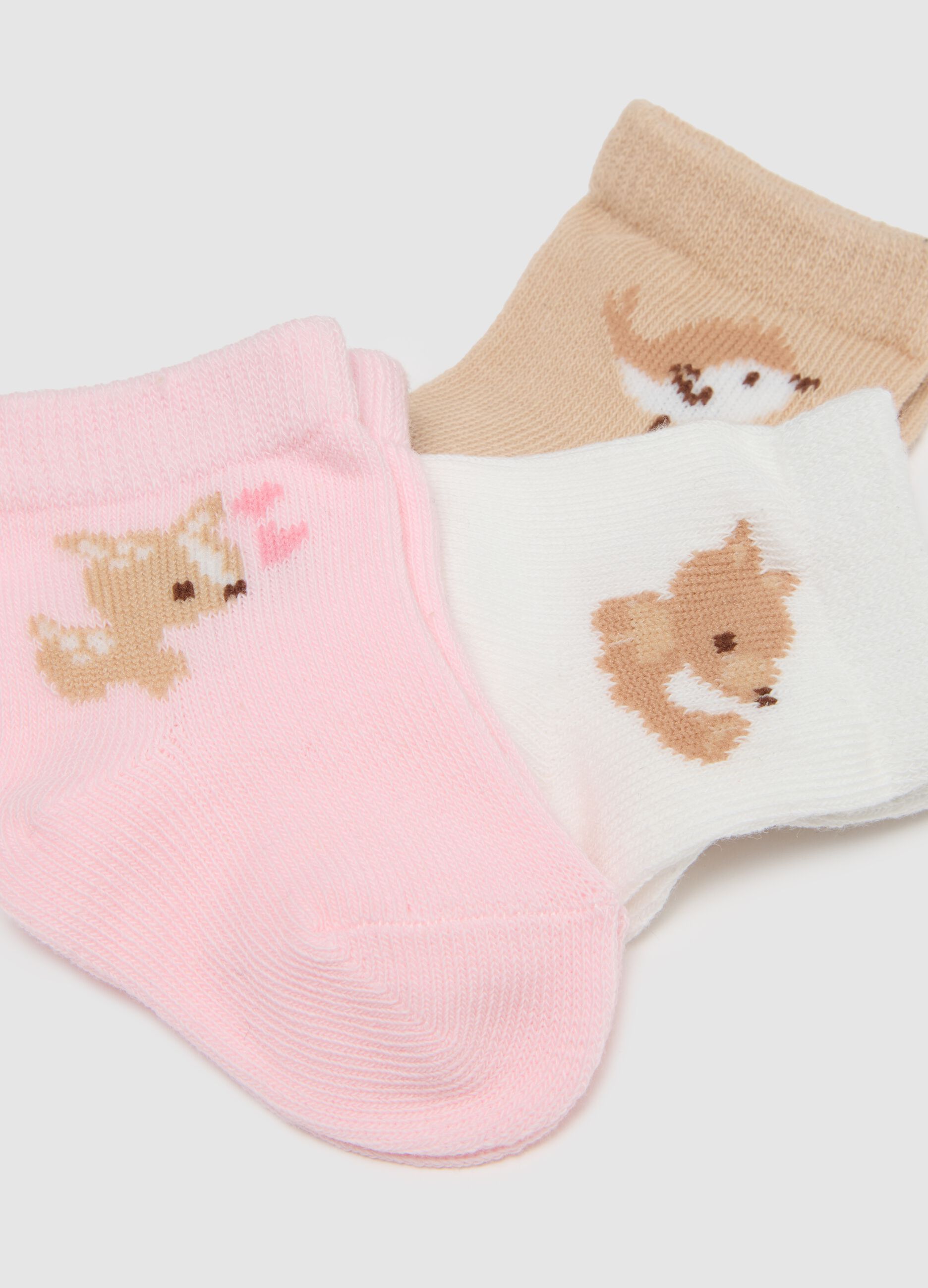Multicolour Cotton Infant Sock Multipack