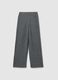 Girl's Grey Wide Leg Trousers in Stretch Fabric_3