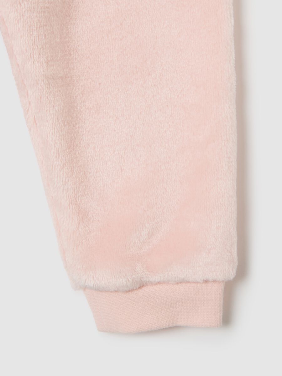 Baby pink pyjamas with teddy bear print, regular fit_2