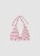 White triangle bikini top in stretch fabric_4
