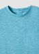 Light blue pure cotton children's t-shirt regular fit with pocket_2