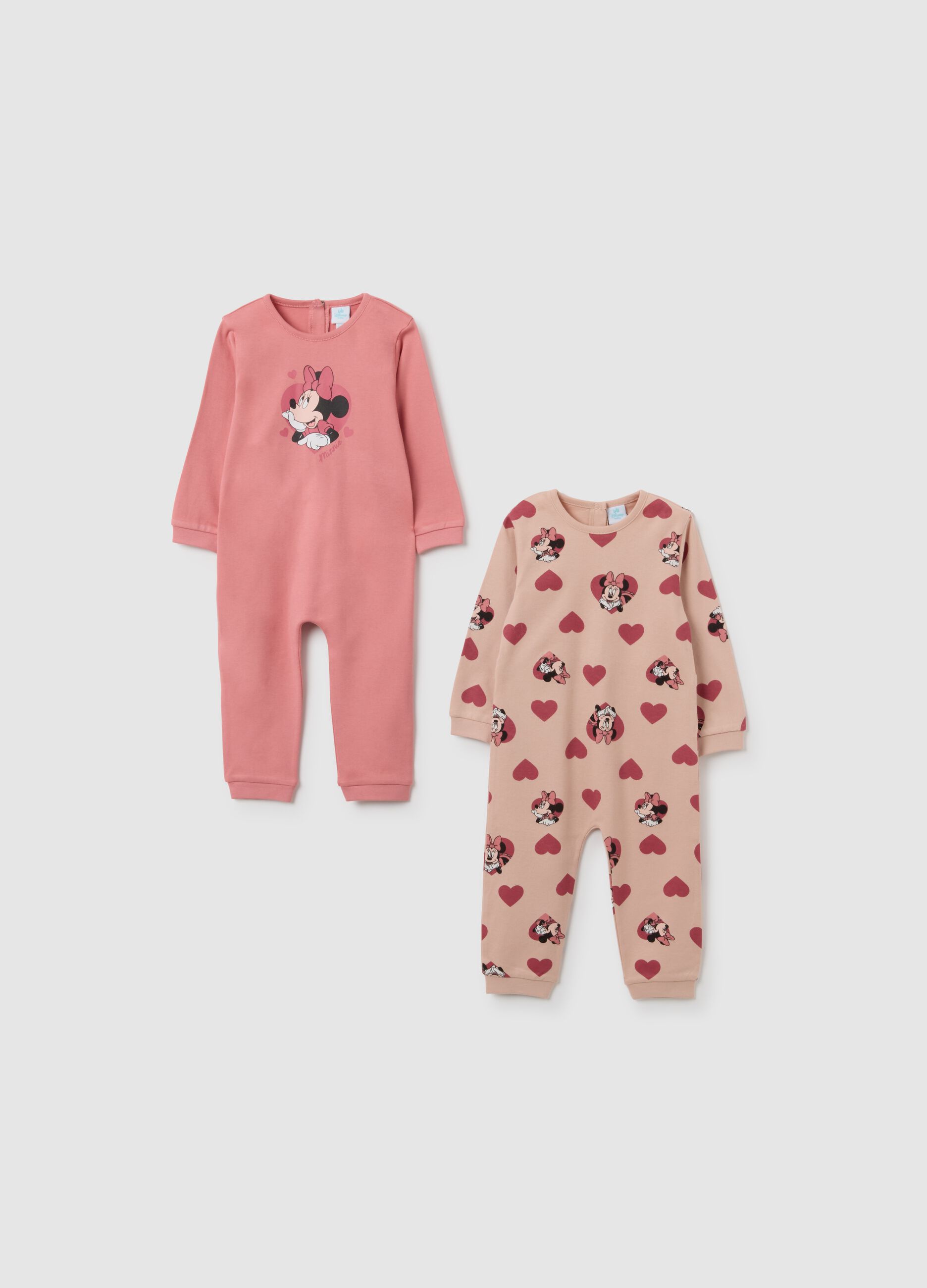 Set bipack tutine da neonata in puro cotone multicolor