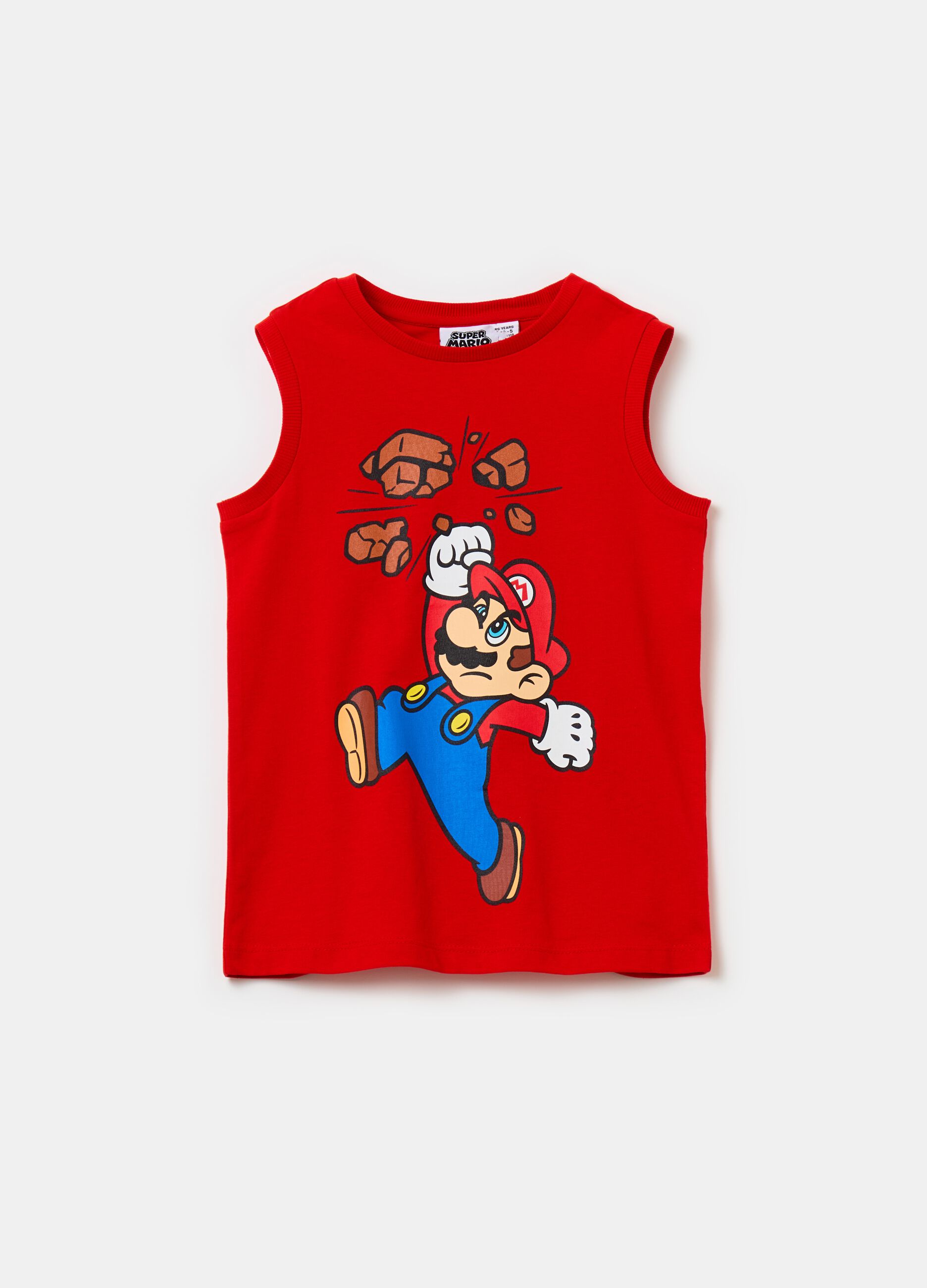 Racerback vest with Super Mario™ print