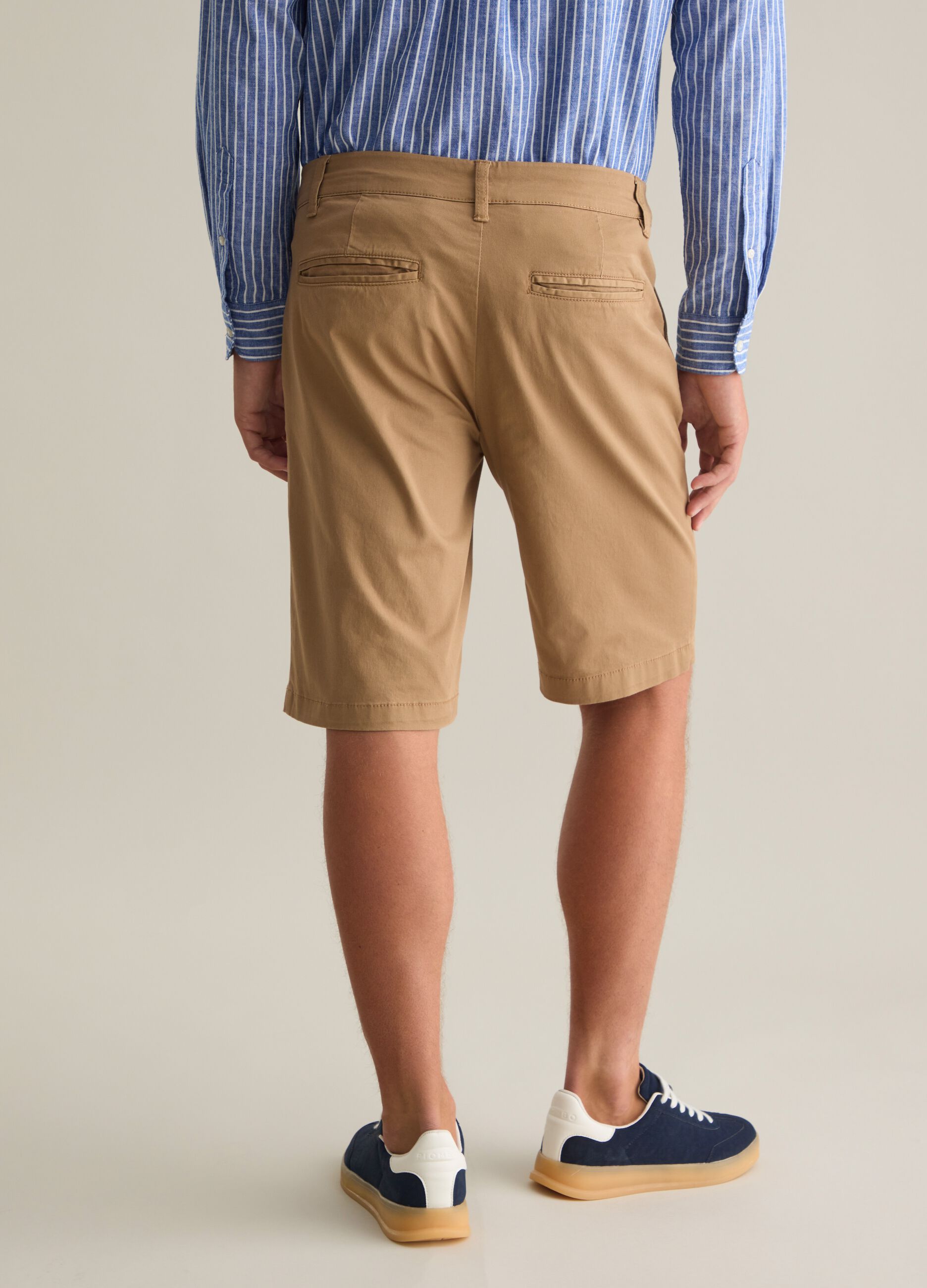Bermuda chino in cotone stretch