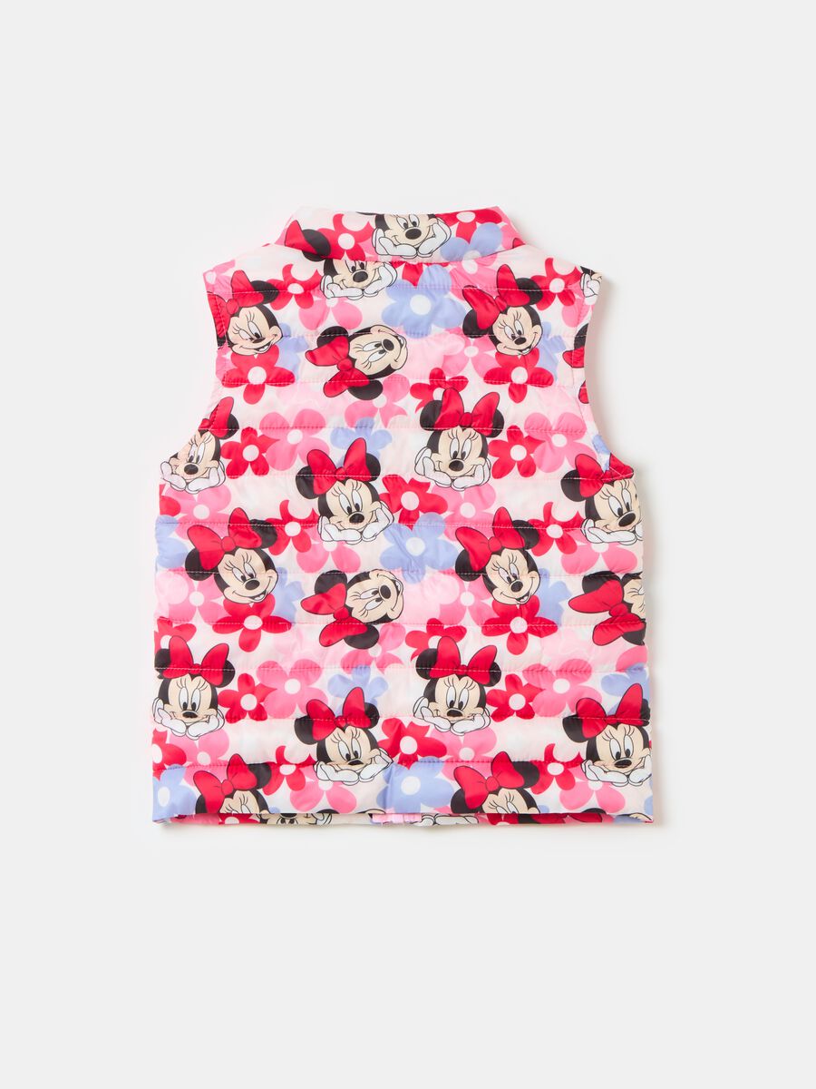 Full-zip gilet with Minnie Mouse print_1