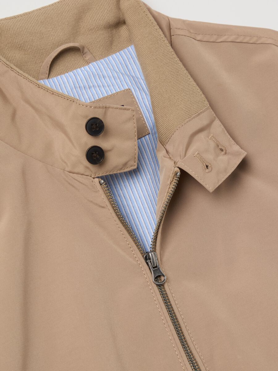 Full-zip bomber jacket with high neck_5