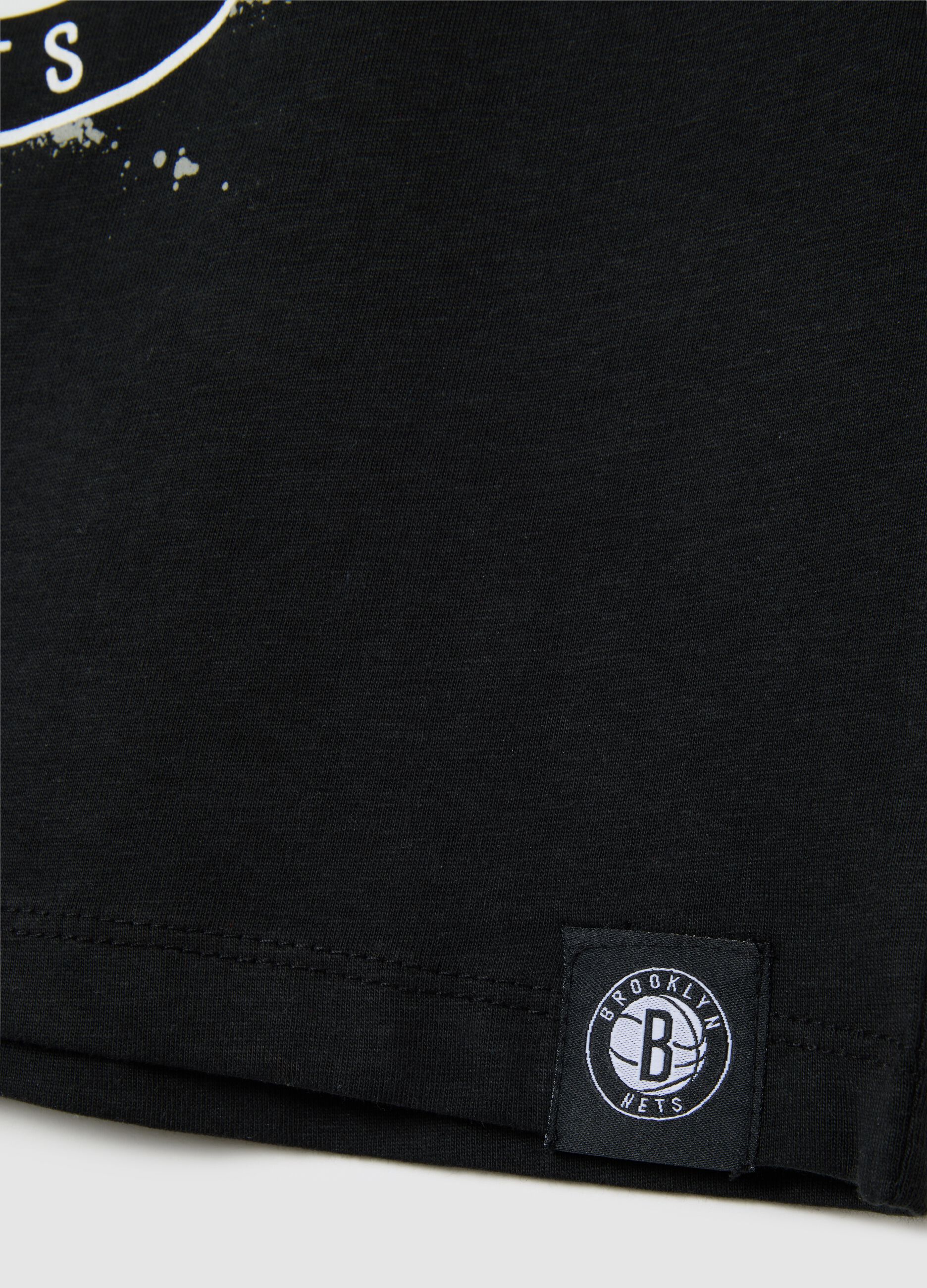 Canotta da bambino in puro cotone nero regular fit