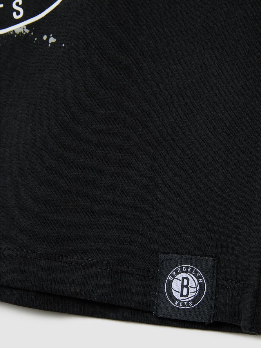 Canotta da bambino in puro cotone nero regular fit_3