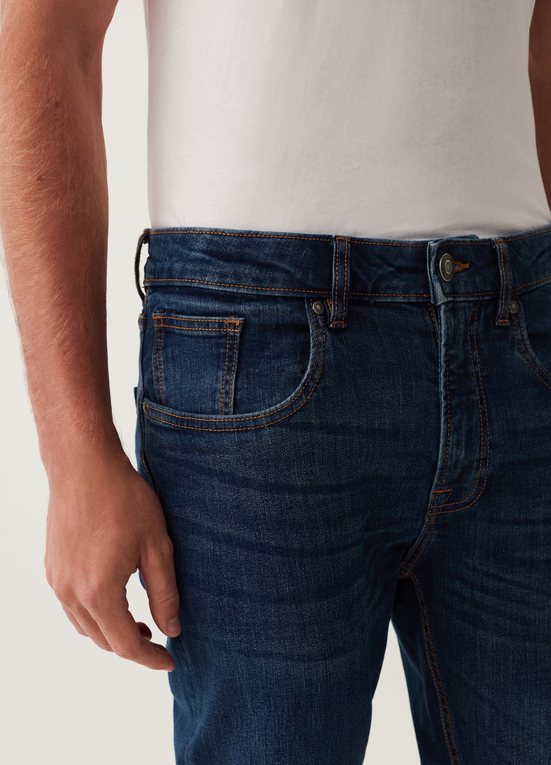 Jeans skinny fit cinque tasche_3