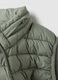 Green padded regular fit boys' gilet with hood_2