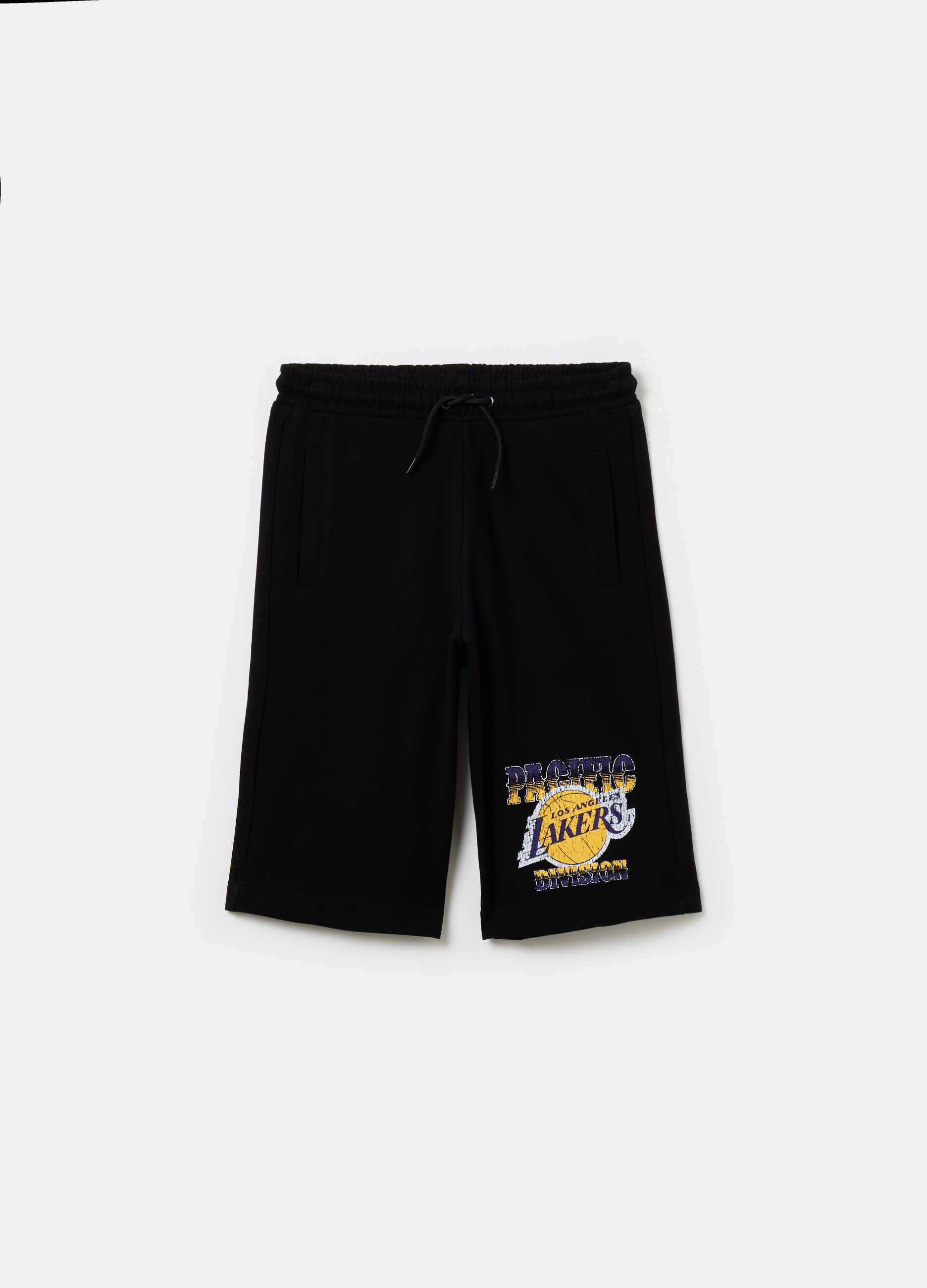 Bermuda shorts with NBA Los Angeles Lakers print