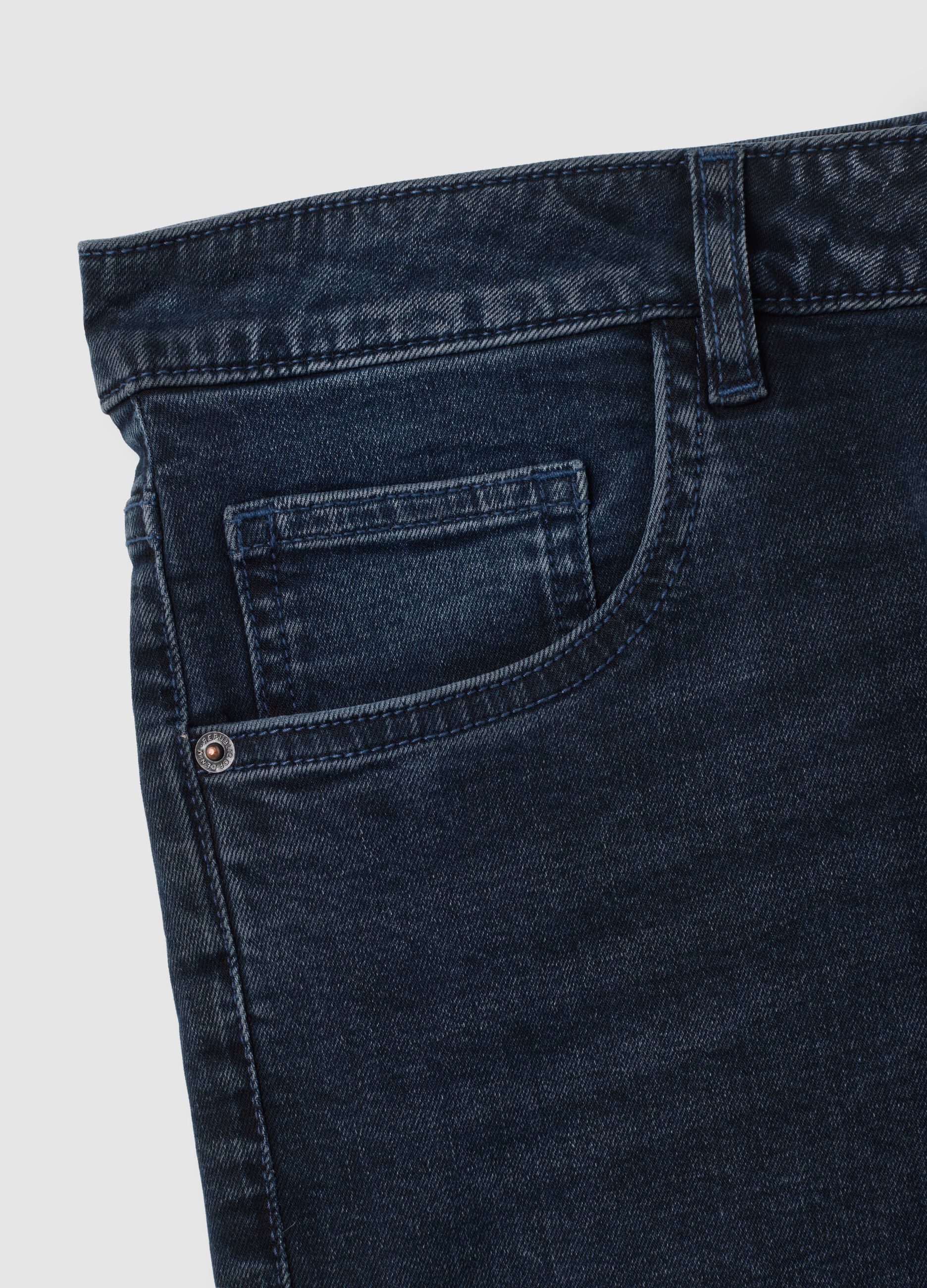 Blue Skinny Fit Denim Jeans
