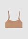 Beige bralette bra with removable padding_4