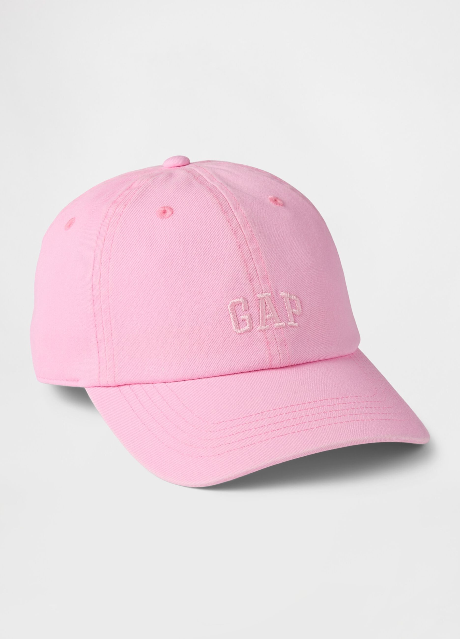 Pink cotton baseball cap