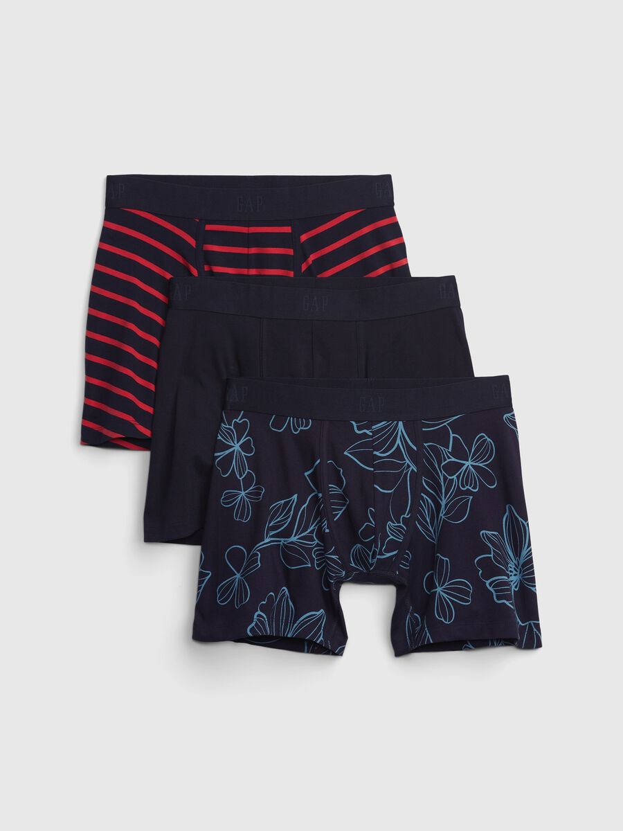 Tripack boxer in cotone bio stretch fantasia_0