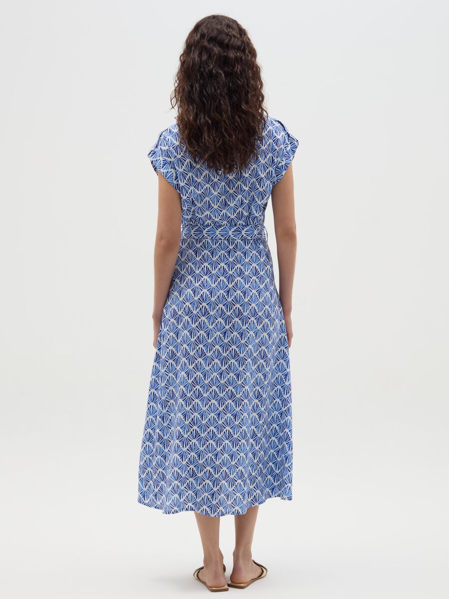 Long shirt dress with belt_2