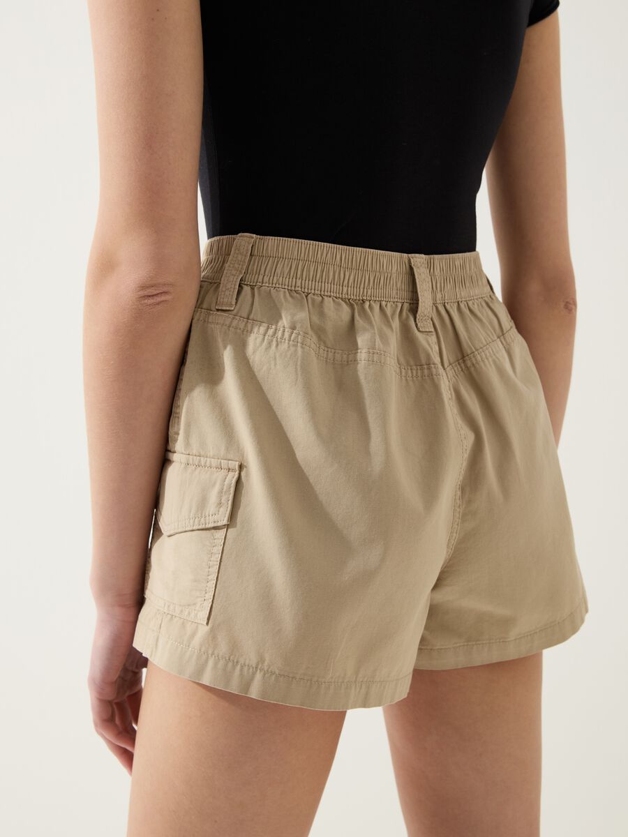 Cotton cargo shorts_2