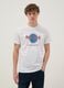 White pure cotton regular-fit T-shirt with Hard Rock Cafe print_0