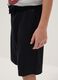 Boys&rsquo; black regular-fit shorts in 100% organic cotton_2