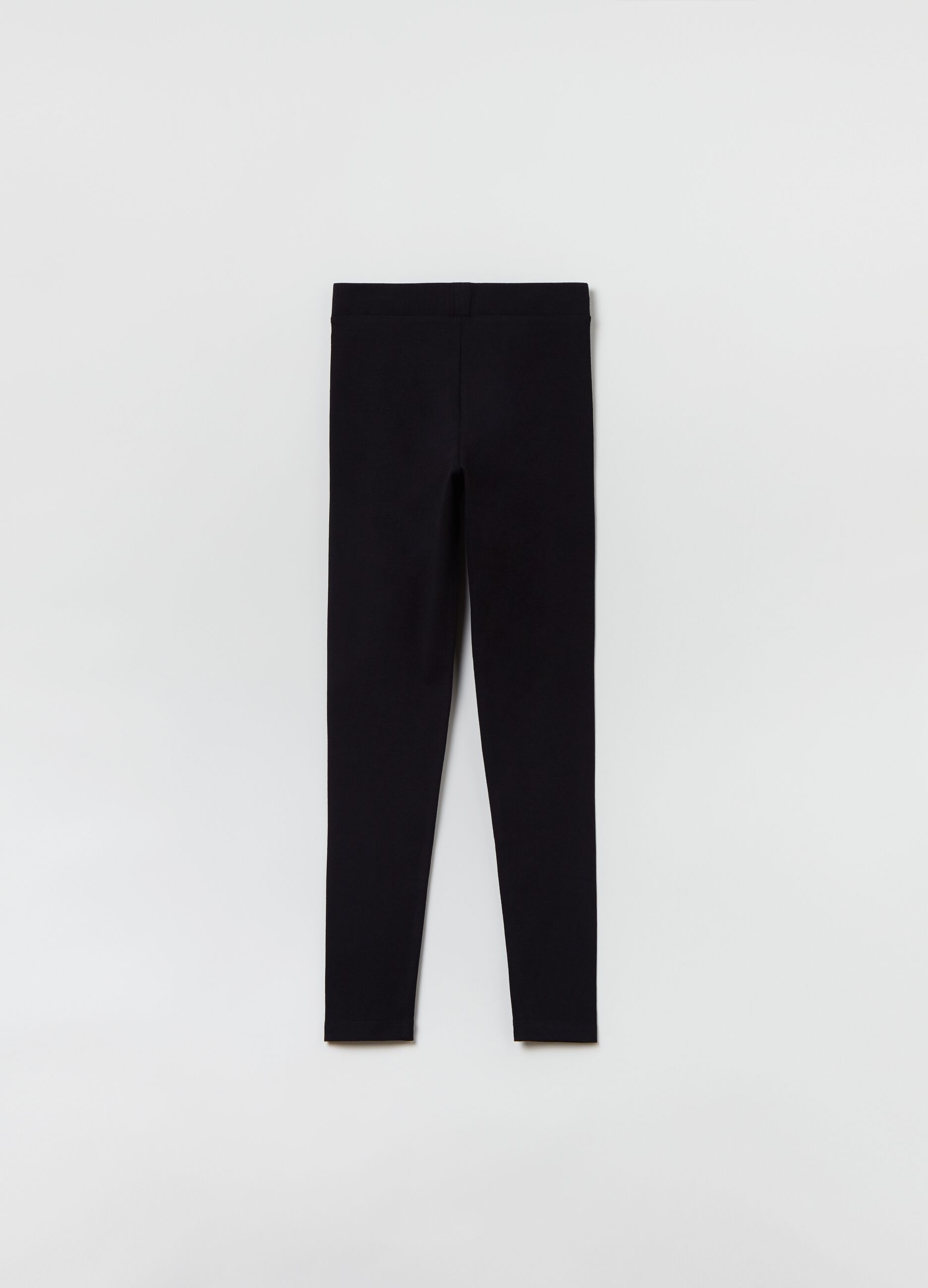 Leggings con stampa lettering_1