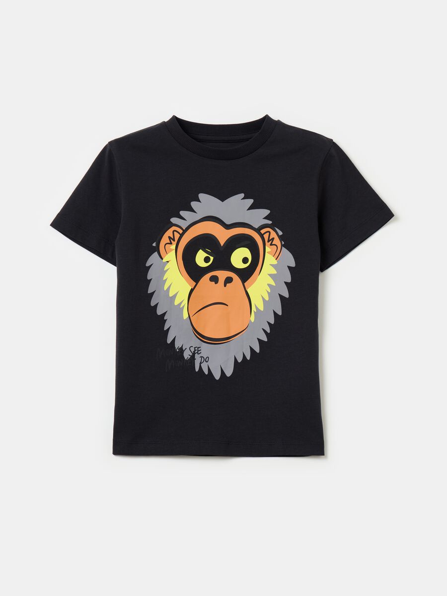 Organic cotton T-shirt with print_0