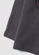T-shirt grigia in puro cotone con stampa tigre over fit per bambino_3