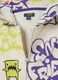 Full-zip sweatshirt with hood and graffiti-style monsters print_3