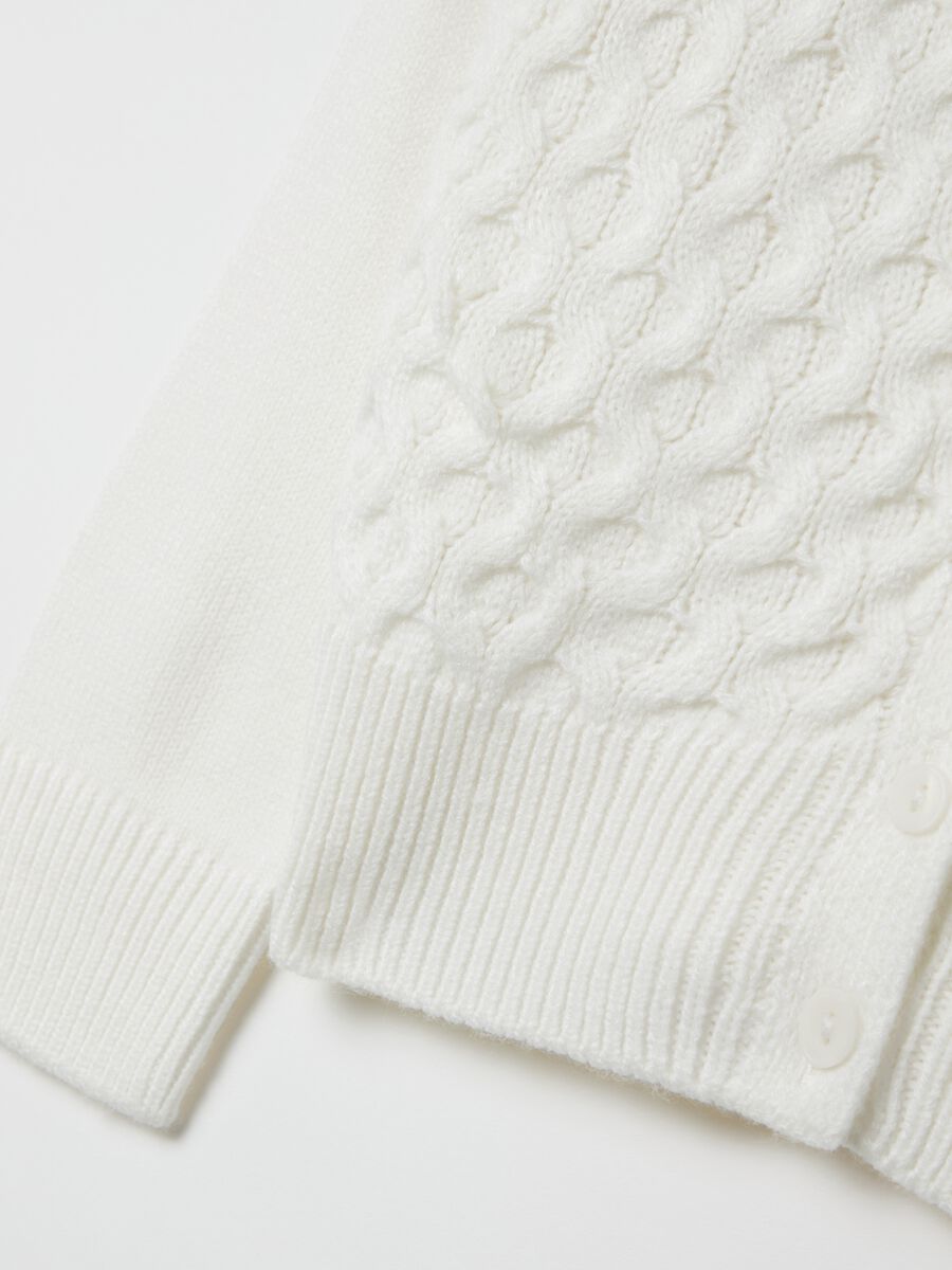 Cardigan with raised weave_3