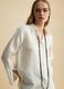 White pure linen shirt with oversized fit_0