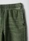 Green pure cotton kids' baggy trousers_2