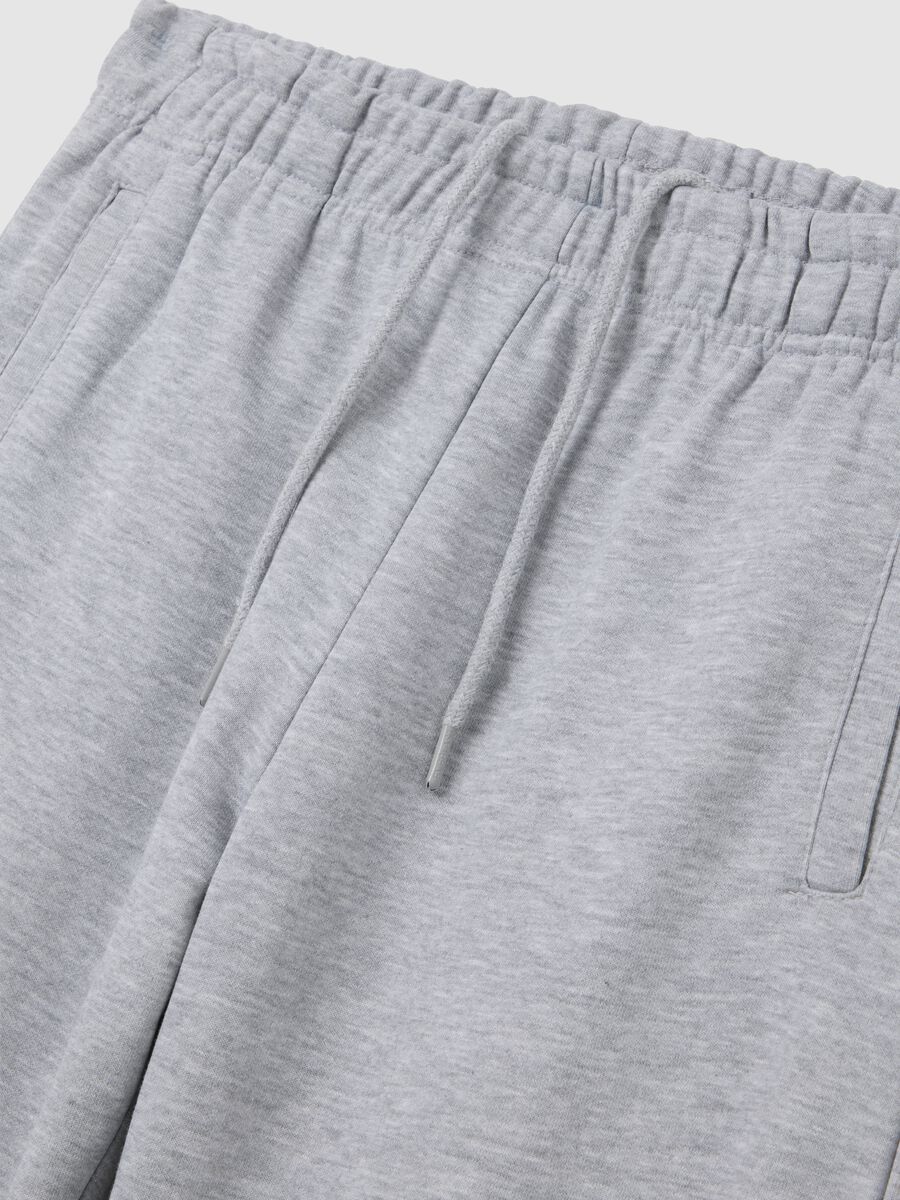 Everlast grey sports shorts in fabric blend_1
