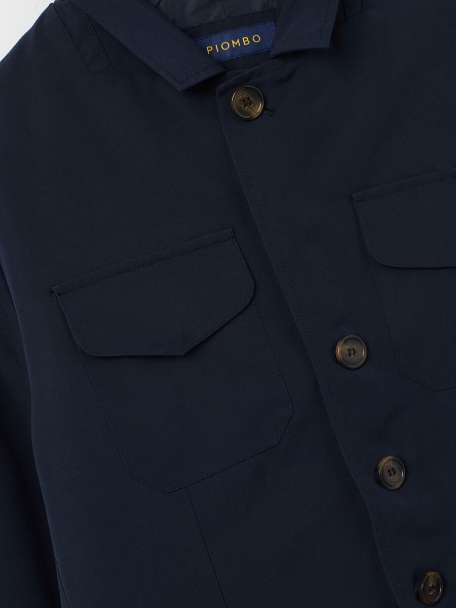 Blue Jacket in Regular Fit_5